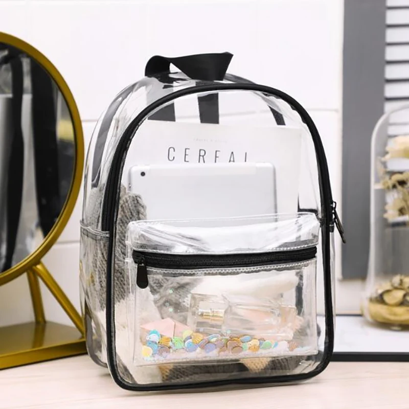 Unisex Waterproof Clear Transparent PVC 