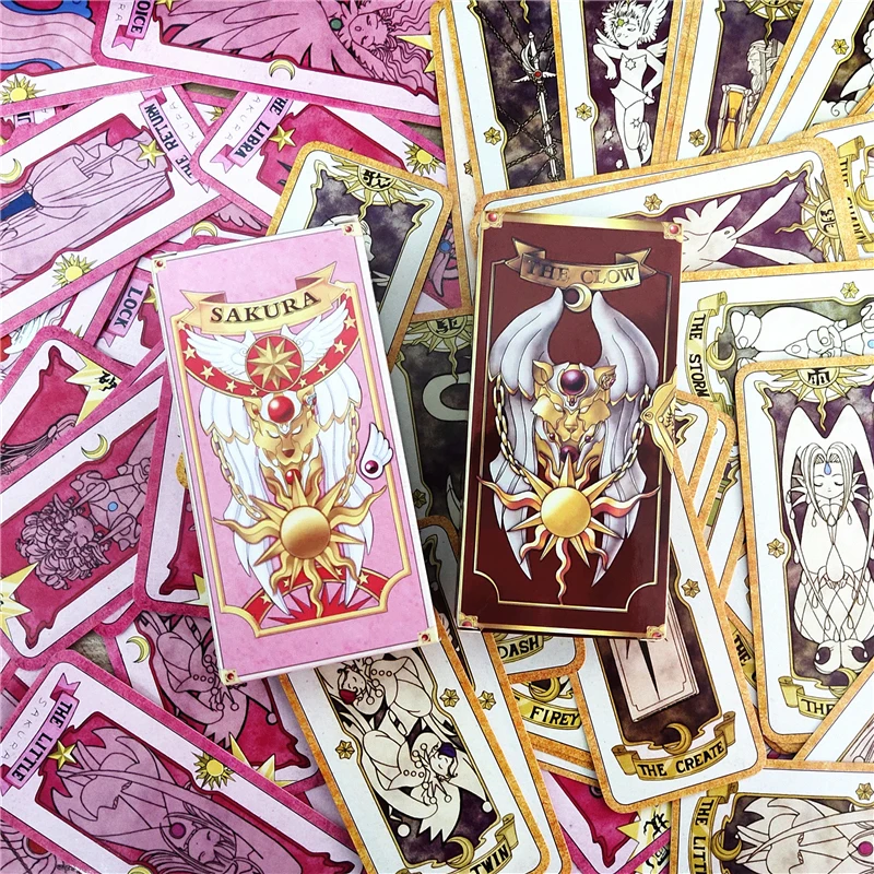 1 комплект Аниме Cardcaptor Sakura Клоу карты Косплей КИНОМОТО Card captor SAKURA с Сакурой Таро |