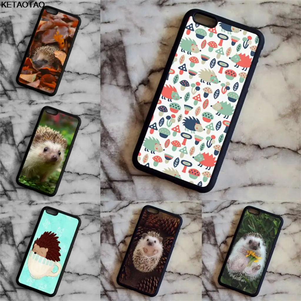 KETAOTAO Ежик милый в чашке животное художественный чехол для телефона s samsung galaxy S3 4 5 6