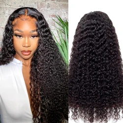 Deep Wave Frontal Wig Brazilian Human Hair Wigs 13x6 Lace Front Wig Loose Deep Wave For Women HD Transparent Lace Frontal Wig