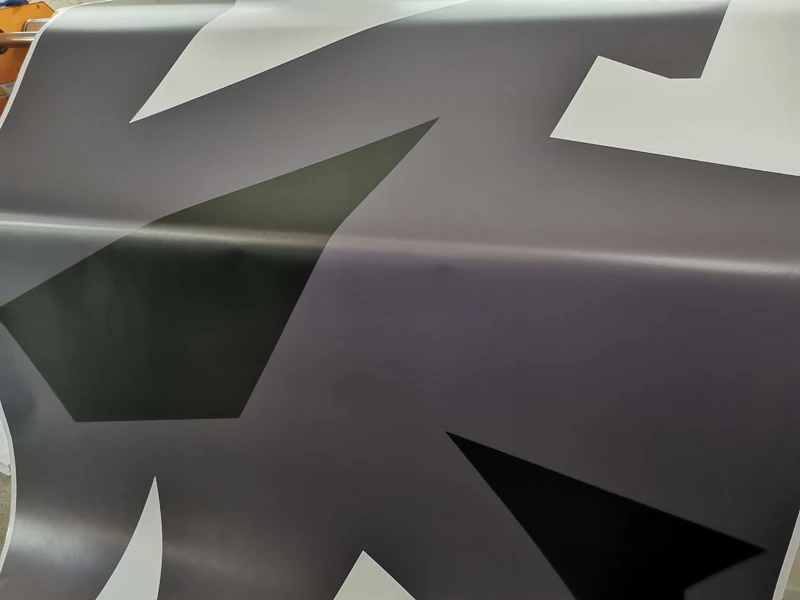 Black Grey White Vinyl Wrap Sticker-2