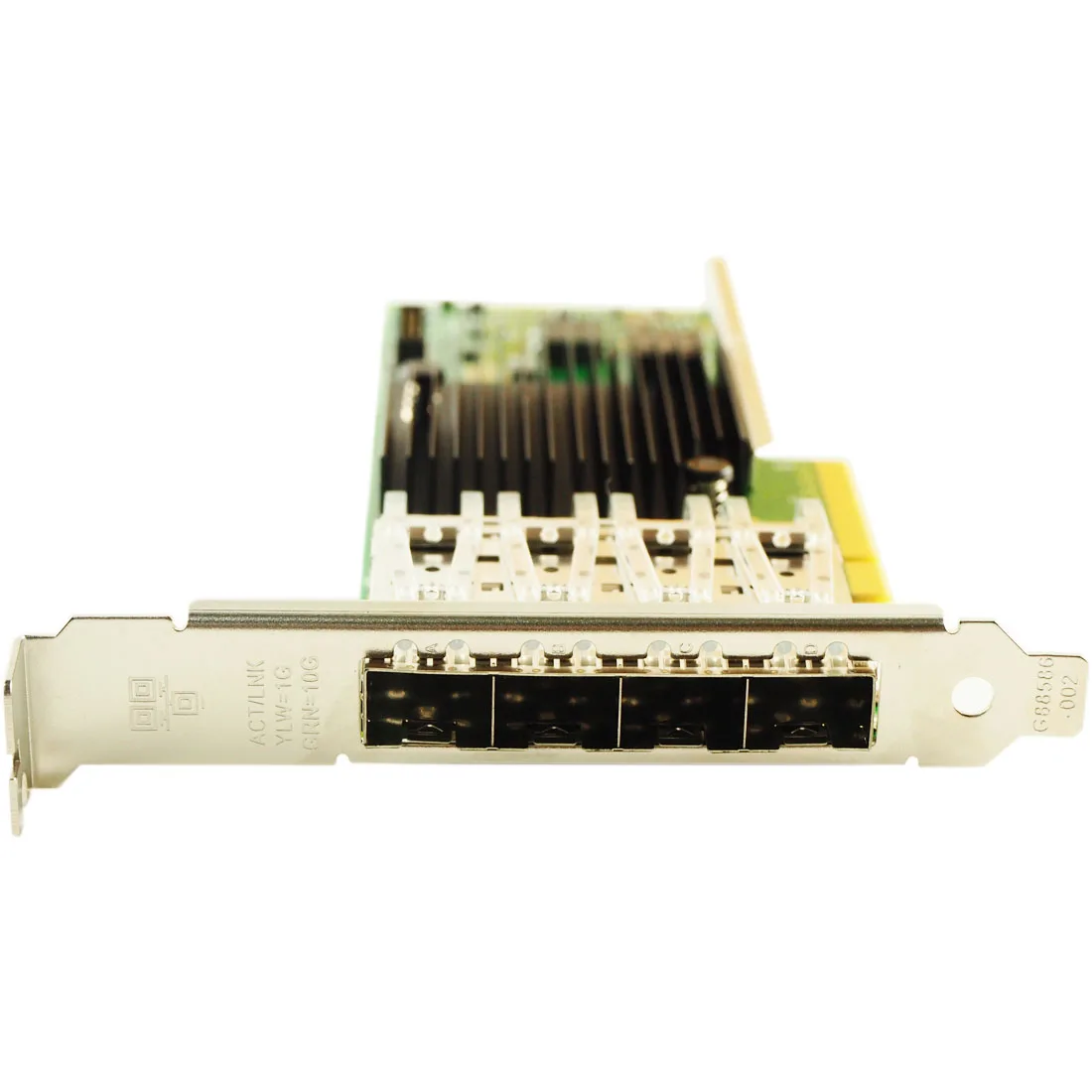 FLYBISH X710-DA4 인텔 XL710-BM1 포함 쿼드 포트 SFP + 네트워크 어댑터, 10G PCIe 3.0x8