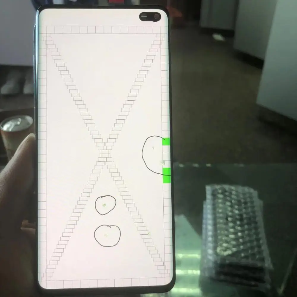 С дефектом 6 4 дюймов Оригинальный S10 + ЖК дисплей для SAMSUNG Galaxy Plus G975 G975F G9750