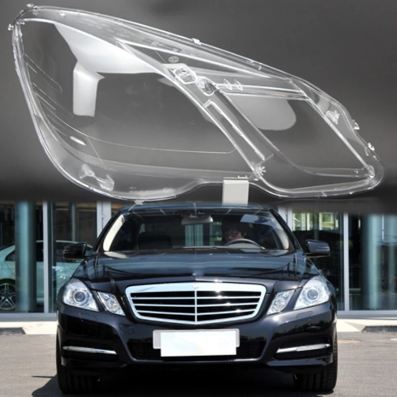 W212 абажур объектива головсветильник Крышка для Mercedes-Benz w212 E200 E260 E300 E350 светильник