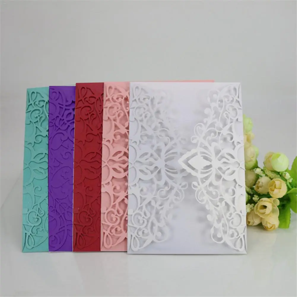  10pcs Vertical Laser Cut Butterfly Invitations Cards Kits for Wedding Bridal Shower Birthday Colorf - 4.0006E+12