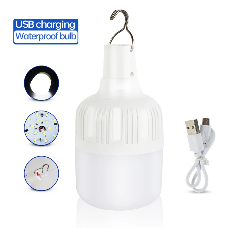 Camping Outdoor USB Light 5w LED Bulb SMD5730 Portable Umbrella Tent Night Lamp 