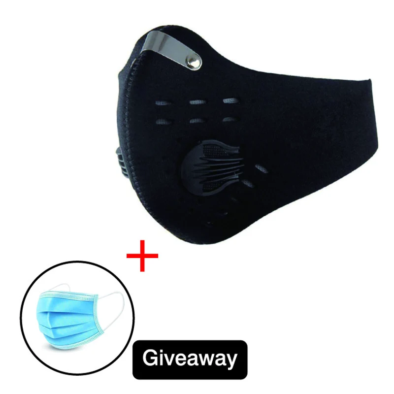 Aogda велосипедный маска для лица с фильтром из активированного угля PM 2 5