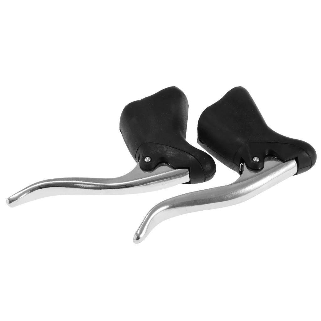 1 Pair Road Bike Drop Bar Brake Levers Cycling Accessories Replacement