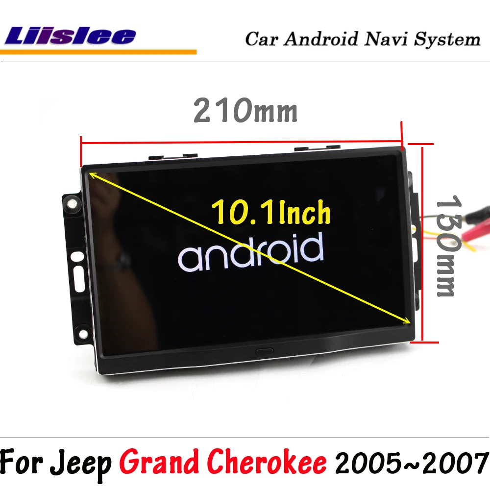 Discount Liislee Android 8.0 up For Jeep Grand Cherokee 2005~2007 Stereo Screen Carplay BT NO DVD Player GPS Navigation Multimedia System 3