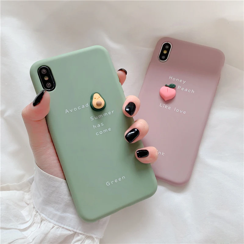 USLION 3D милый оранжевый чехол для телефона s Чехол для iPhone 11 6S Plus 7 8 7Plus X XR XS MAX Забавный мягкий чехол для iPhone 11 6