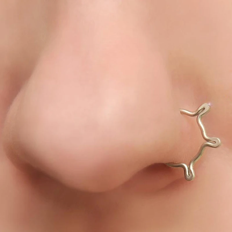 Пирсинг В Нос Кольцо Золотое Купить