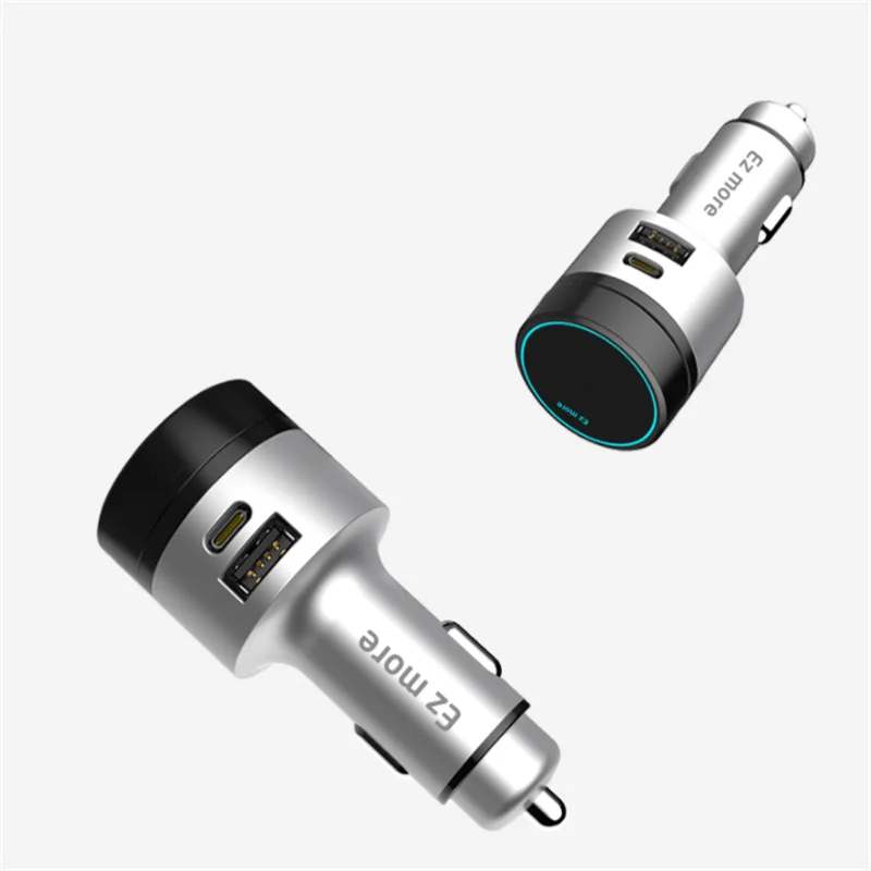  Xiaomi Ez more Smart Bluetooth Car Charger Al Air Control PD Dual Line Fast Charge Bluetooth Music 