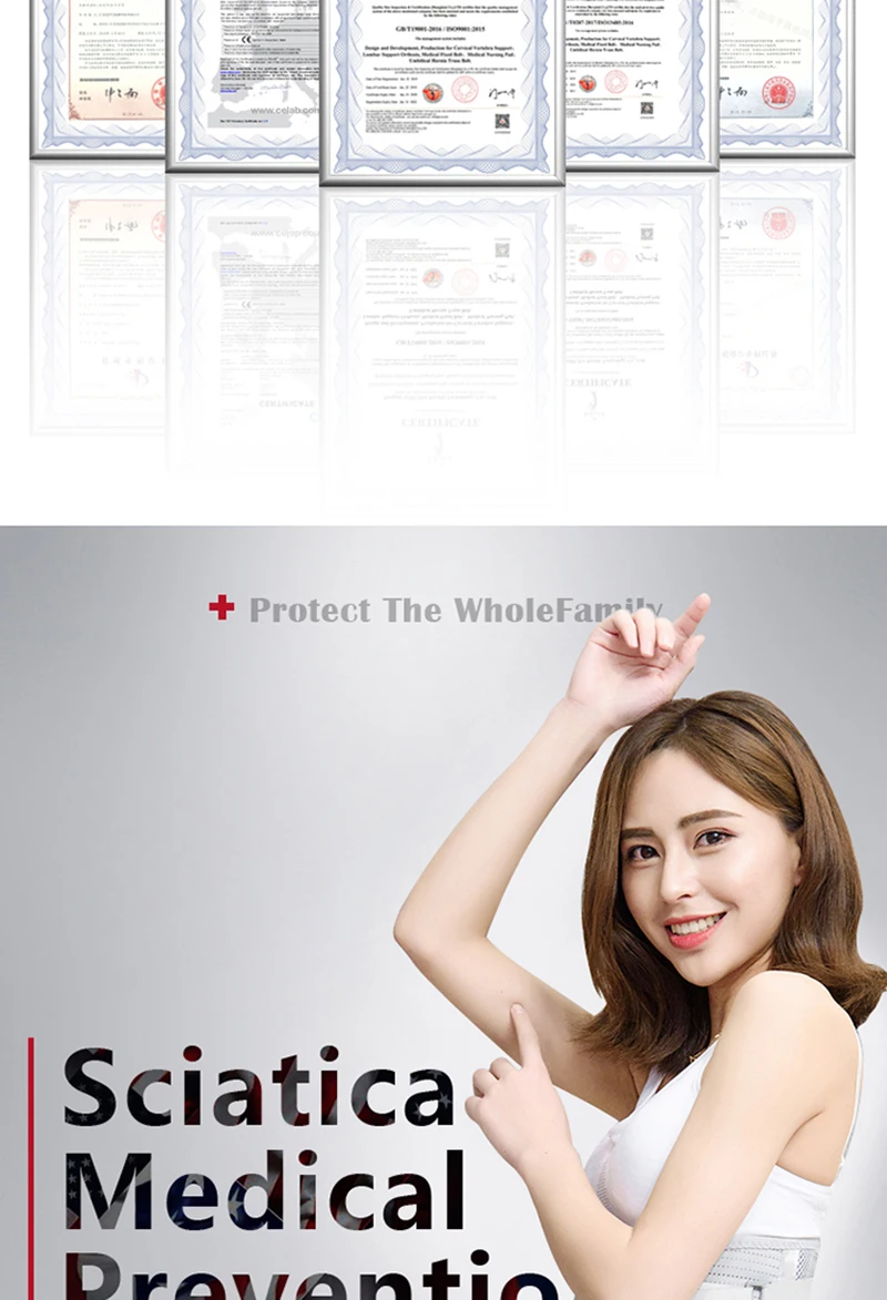 Waist Protect Belt Bionic Cartilage Support The Waist Breathable Fabric Self-Heating Gasket Relieve Lumbar Pressure