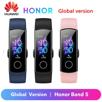 

Original HUAWEI Honor Band 5 Bracelet Smart Band Global Version Heart Rate Monitor Blood Oxygen Touch Screen Amoled Waterproof