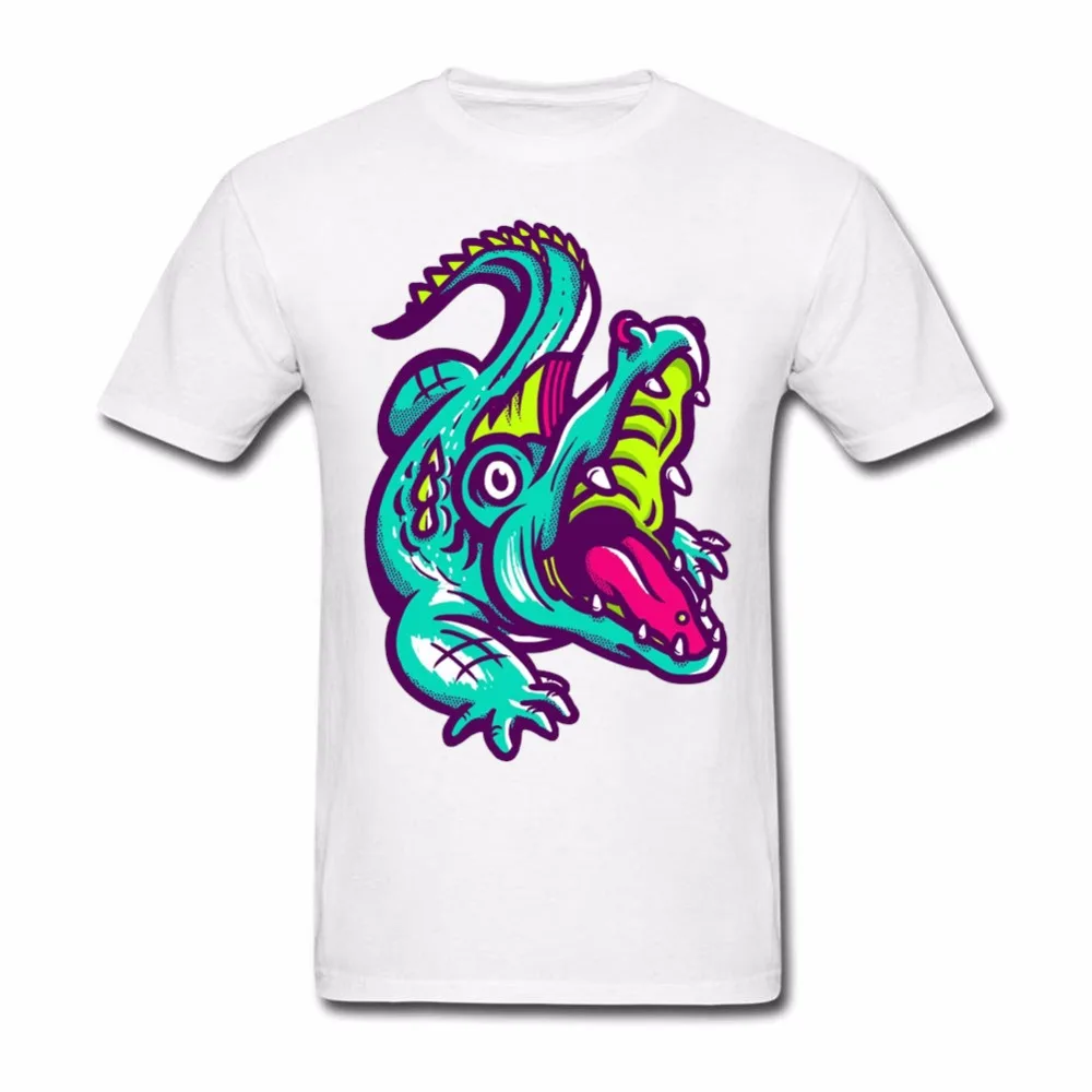 Неоновые футболки Croc Young с круглым вырезом 2016 новые для взрослых | Мужская одежда