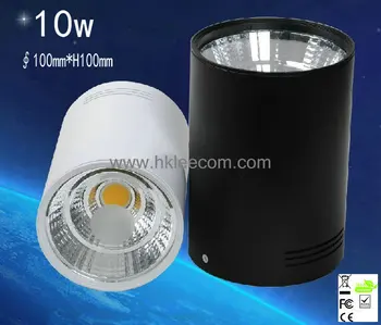 

2018 Surface Down Light Cree Led For Round 4pcs/lot Downlight 10w Cob Recessed Ceiling Down Light Lamp For Home