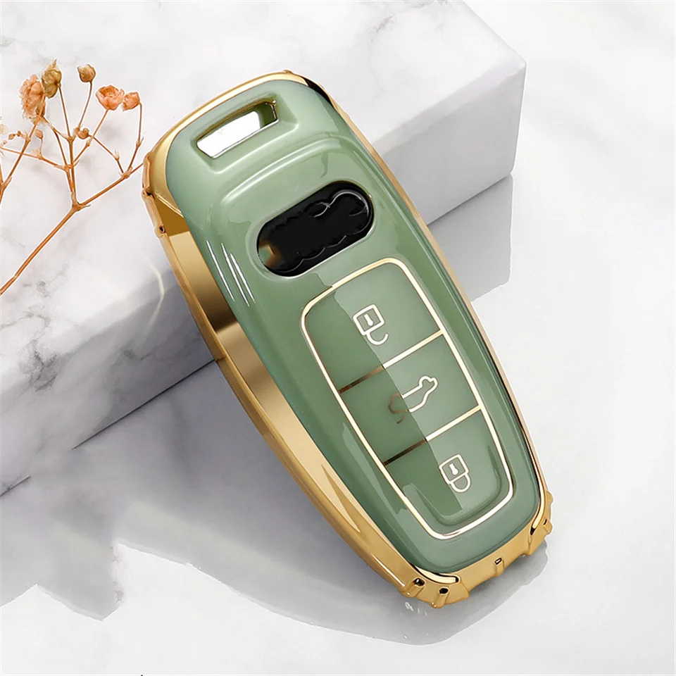 Cover custodia chiave auto per Audi a1 a3 8v a4 b9 a5 a6 c8 q3 q5 q7 tt - H37f072f817bc47ad9b9988f30d1a9e6dm