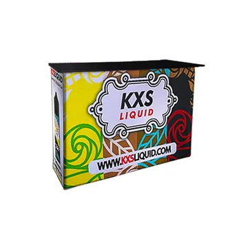 

Rectangular Tension Fabric Backlit Displays Counter 1.5*0.4*1m