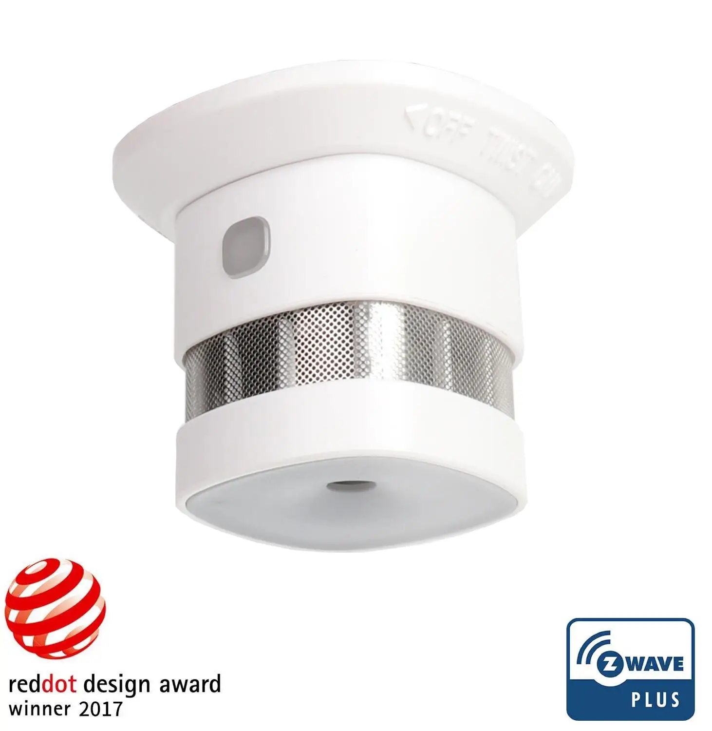 

Haozee Z wave Smoke Dectector Smart Home EU Version 868.42mhz Power Battery Operated