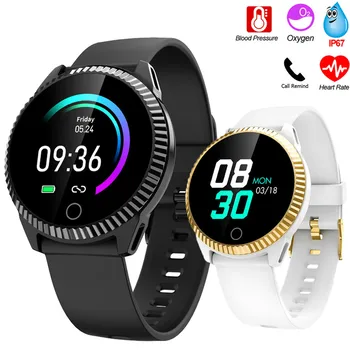 

C19 Smart Watch Band Waterproof Blood Pressure Heart Rate Monitor Smartwatch Men Women Multi-sport Modes Fashion Round Watch