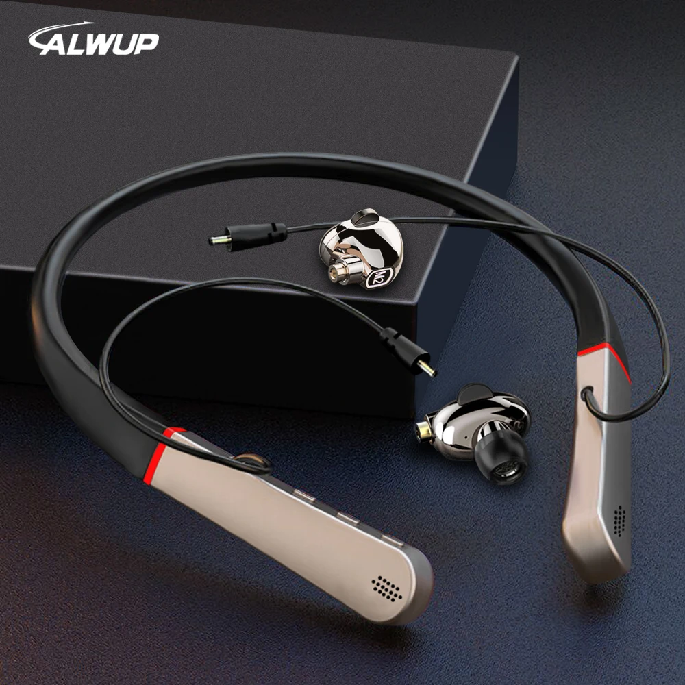 ALWUP G03 Hi-Fi Bluetooth наушники Беспроводной наушники 5,0 двойной Динамический Наушники drivers для бега спорта для телефона 28 Ч время воспроизведения