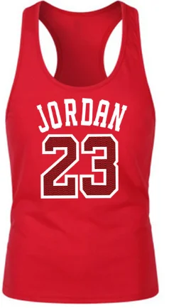 Летний бренд Jordan 23 Мужской хлопковый жилет с мужской фитнес костюм camisetas хип-хоп без рукавов - Цвет: 15