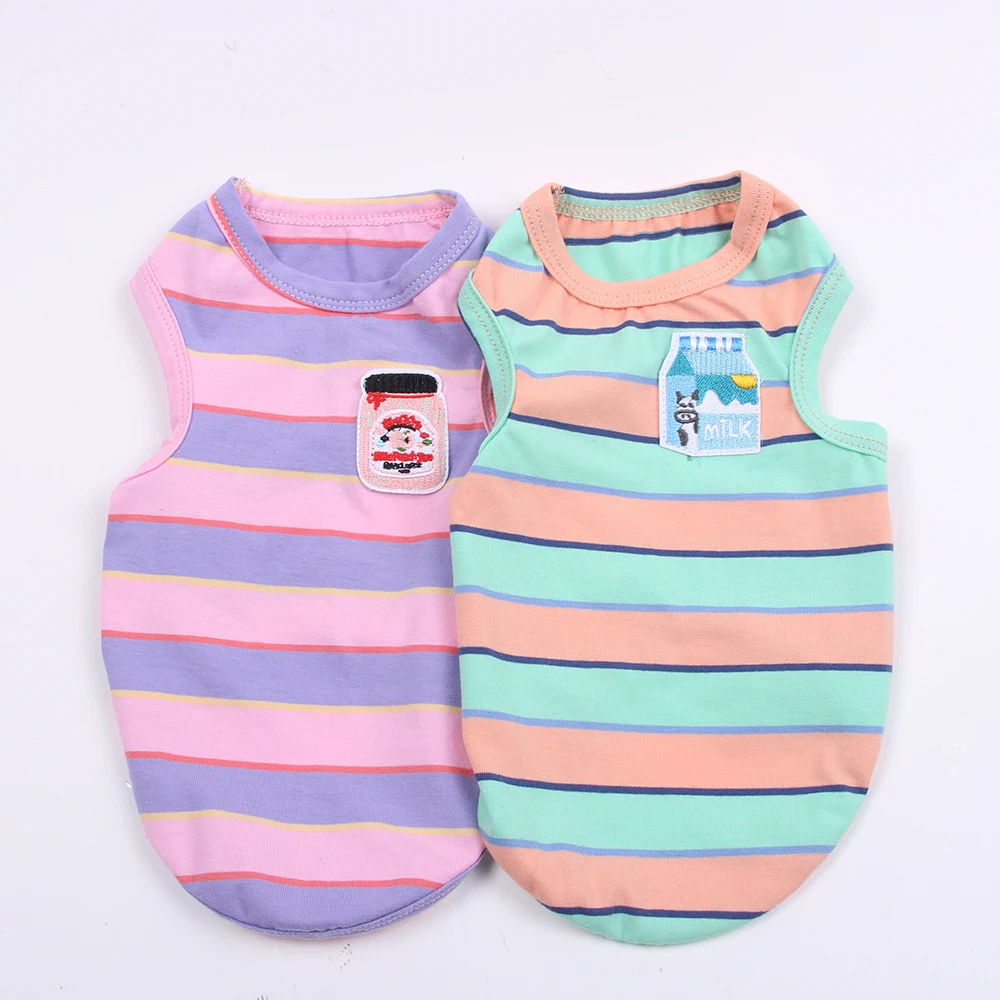 

New Small Dog Cat Dress Shirt Bears Design Pet Puppy T-shirt Spring/Summer Clothes Apperal