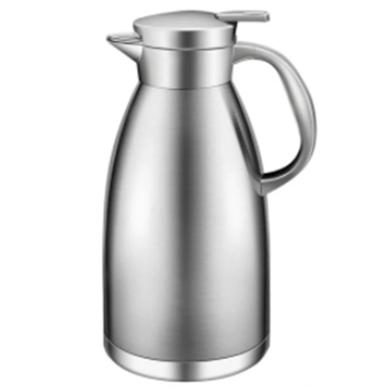 Stainless Steel Double Walled Vacuum Thermal Coffee Pot Tea Pot 12 Hour Heat Retention Vacuum Flask Water Pot