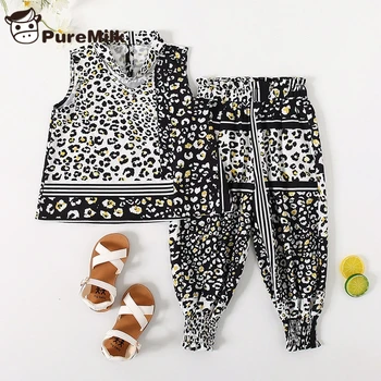 

PureMilk Kids Clothing Geometric Patterns 2PCS Set Vest+ Pant Summer Clothing Set