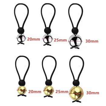 Drop Ball Heavy Weight Stretcher man silicone Penis cock Ring Metal Hanger for Enlargement Extender pull exercise Male sex toy 3