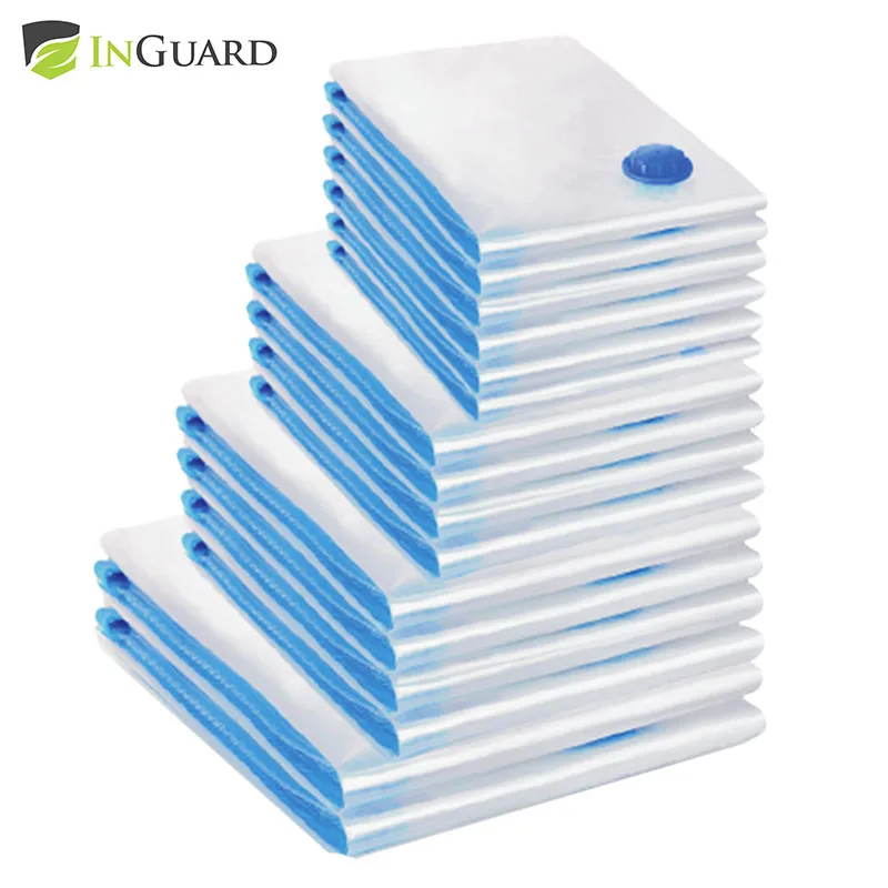 

Vacuum Compressed Storage Bag Home Organizer Transparent Border Foldable Seal travel Saving Space Package Bags for clothes