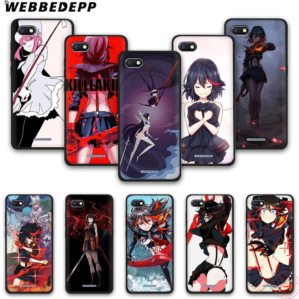 

WEBBEDEPP Kill la kill TPU Phone Case for Redmi Note 6Pro 7Pro 4A 4X 5 5A 6A 6Pro 7 S2 note 8
