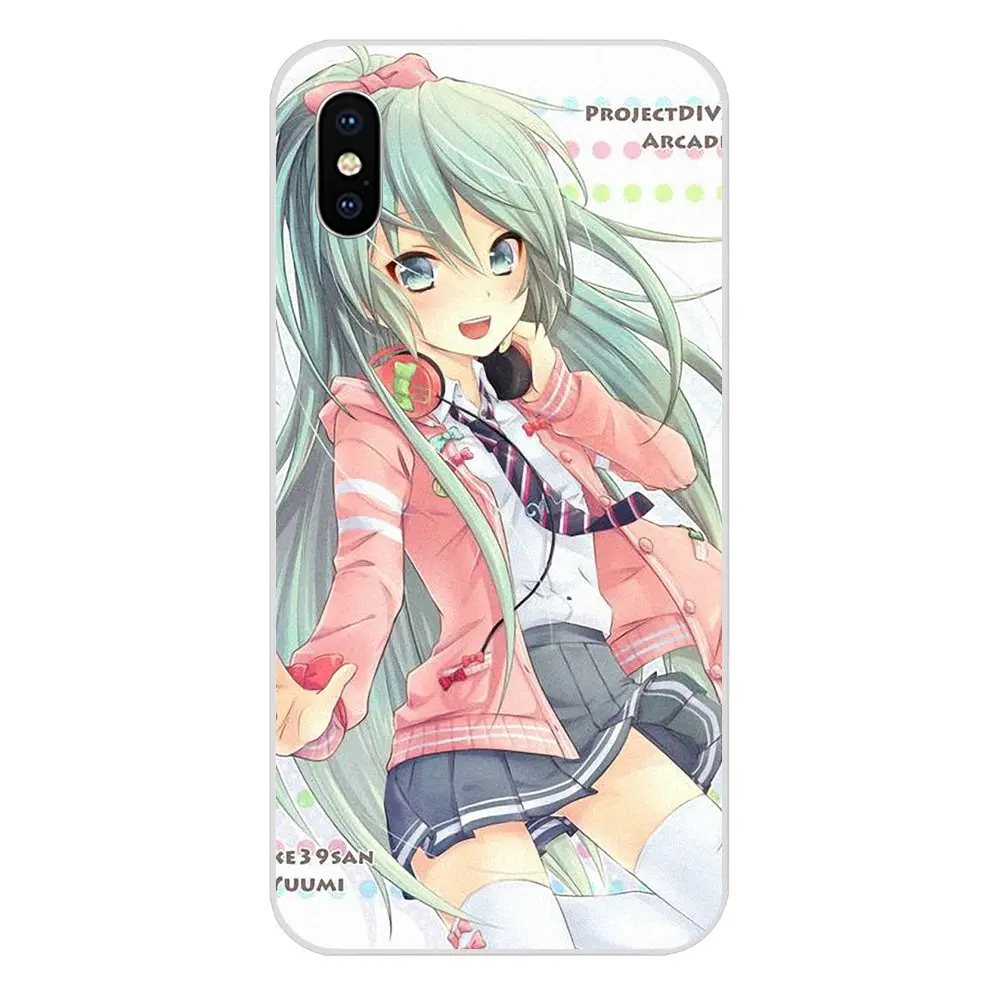 Hatsune Miku Vocaloid Yuki Snow Broccoli аксессуары для телефонов Чехол Xiaomi Redmi Note 2 3S 4 4A 4X5 5A 6 6A Pro
