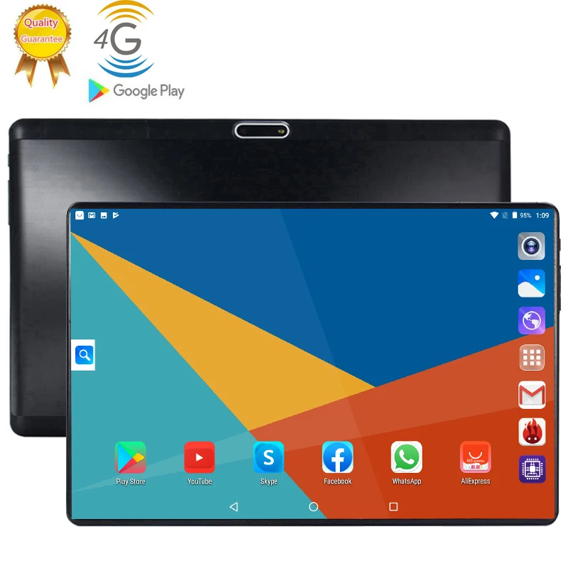 2020 планшетный Стенд 10 дюймов ПК Octa 8 ядер 128 ГБ Планшеты Android 9 0 WiFi Bluetooth gps 3g 4G