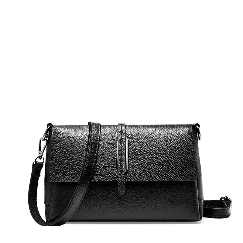 2021 New Genuine Leather Female Shoulder Bag Crossbody Bags Small Flap