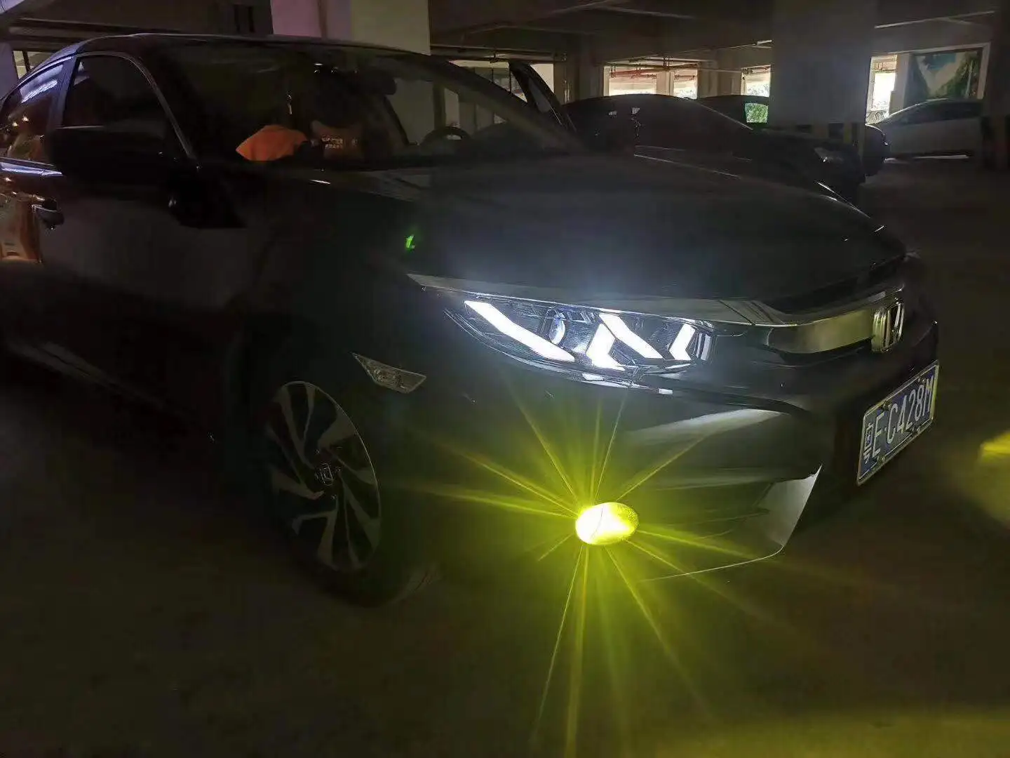Высокое качество супер яркие светодиодные фары для Honda Civic фары дневного света