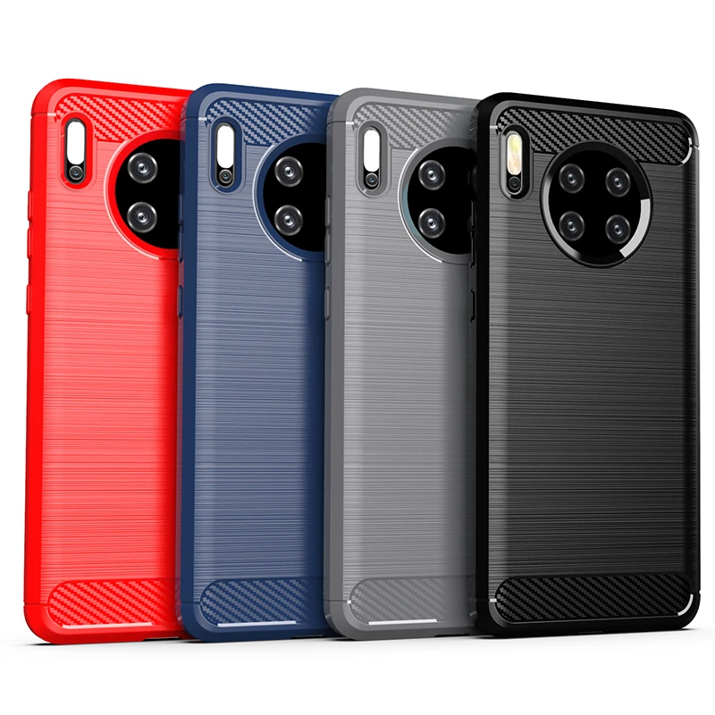 Voorzitter noorden vieren For Huawei Mate 30 Case Carbon Fiber Cover Shockproof Phone Case For Huawel Mate  30 Pro Cover Mate30 5g Full Protection Bumper - Mobile Phone Cases & Covers  - AliExpress
