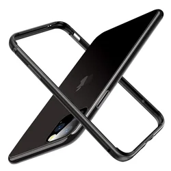Aluminium Silicone Bumper Metal Case Accessory - iPhone 12 Mini (Frosted Black)