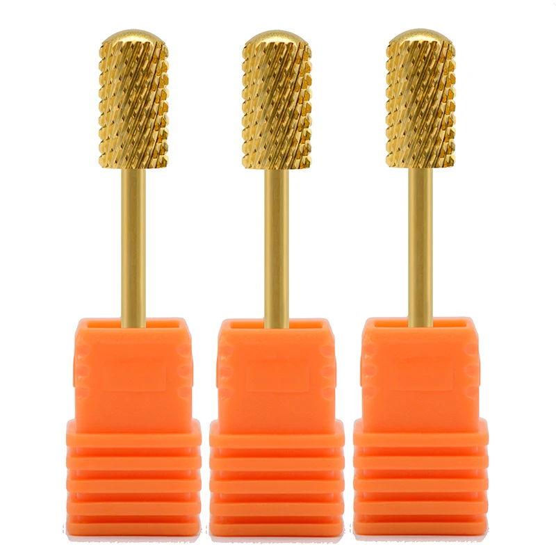 

15PCS/LOT Carbide Nail Art Salon Drill Bit Smooth Top 3/32'' New Electric File For Manicure Machine Tools