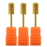 3PCS/LOT 03004 Carbide Nail Art Salon Drill Bit Smooth Top 3/32'' New Electric File For Manicure Machine Tools 1