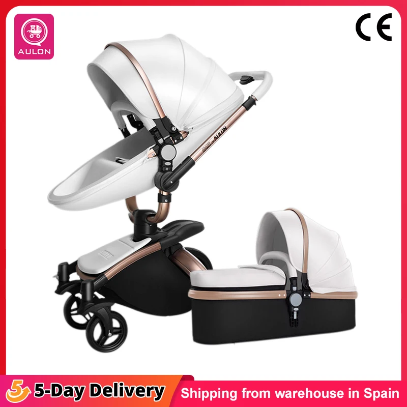 Good Value Baby Stroller European-Style Aulon Fashion with High-Landscape 2-In-1 EN1OeXqza