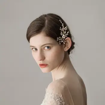 

Hair Clip Hair Accessories For Women Rhinestone Flower Hair Comb Perfect headpiece for brides and bridesmaids