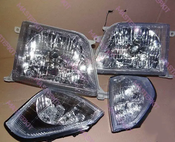 Автомобильные аксессуары фары для Toyota LAND CRUISER PRADO LC 90 LC90 3400 2700 95 комплект LH + RH 1996-2002