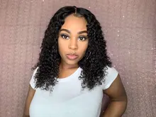 Mechones rizados malayos con cierre extensiones de cabello humano mechones con cierre Styleicon 3 mechones rizados con cierre