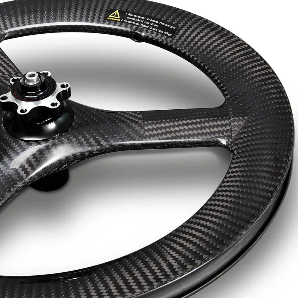 one pair 16inch 349 40mm 23mm Carbon 3 spoke tri spoke wheelset for kid balance bicycle folding bike fhon bike 3sixty Brompton