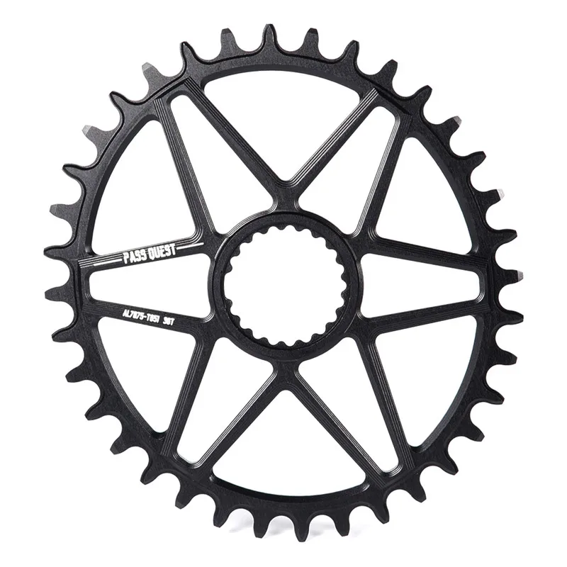 black 36T Pass Quest сеть MTB кольцо подходит для M7100 M7130 M8100 M9100 12 Скорость овальная 30/32/34/36/38/40 т горный велосипед звездочка цепной передачи - Цвет: black 36T