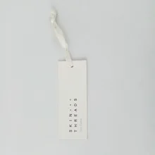 Модные бумажные бирки для одежды на заказ, бумажные бирки для одежды