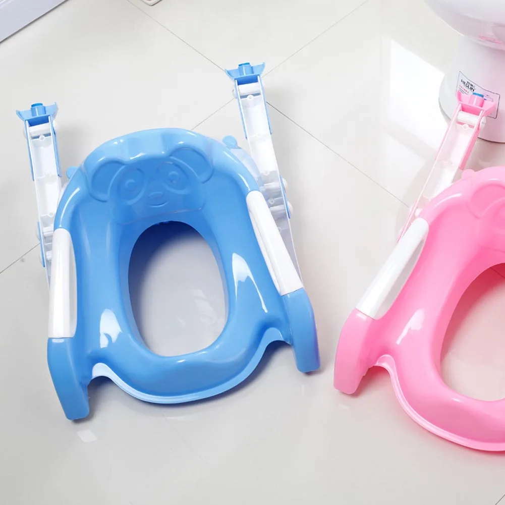 Baby Children Potty Training Seat with Adjustable Ladder Infant Toilet Training Folding Seat New TP899