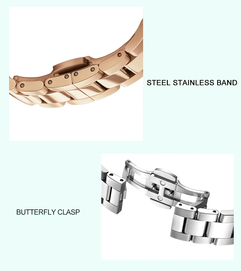 2021 NEW Japan Quartz Pearl Oyster Jade Stone White Shell Waterproof Ladies Full Stainless Steel Classic Wrist Watches for Women