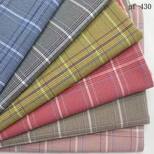 Эластичная тонкая ткань в клеточку маленький костюм брюки юбка жилет ткань в клеточку ing головной убор ткань